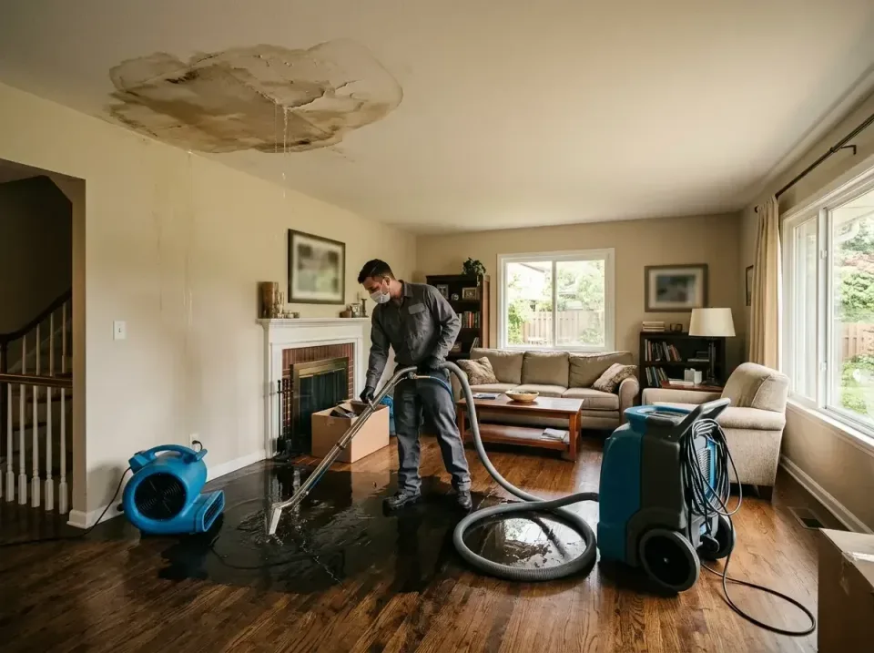 attic-pipe-burst-ceiling-drip-008 — frequently asked questions, Water Damage Restoration & Carpet Care in Accokeek, MD